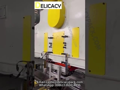 Línea de producción totalmente automatizada de alta velocidad para el fondo de latas rectangulares de 4L