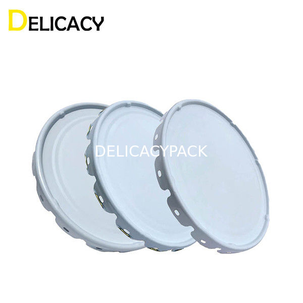 Tapas de la poder del metal del hierro del substrato de la hojalata para 10L alrededor del cubo químico industrial de la pintura