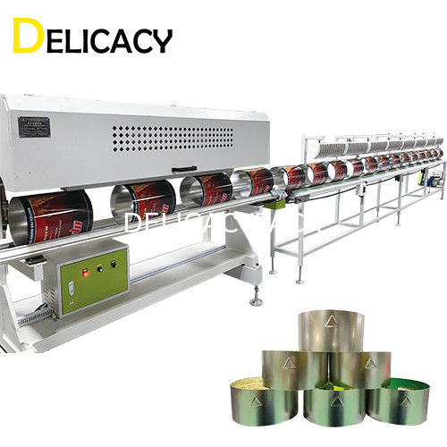 Pequeño rectangular automático de Línea de producción de latas For 1L 5L puede