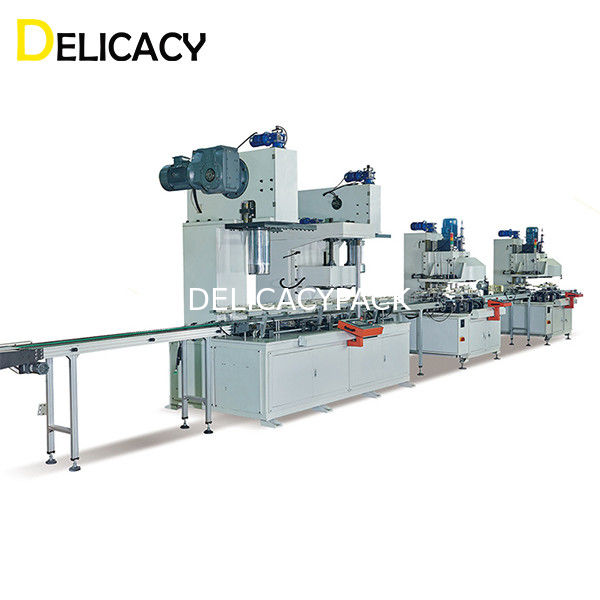 Industrial químico automático de 35KW Línea de producción de latas For puede Pail Making