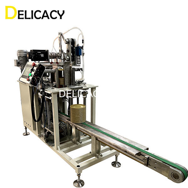 El metal automático puede haciendo voltaje del apilador 380V 50Hz de la tapa de la máquina