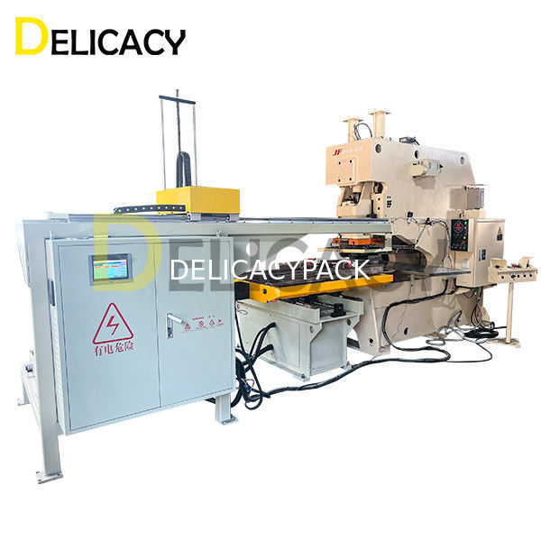 380V máquina de fabricación de latas de estaño estampado Prensa de tapa de hierro para la operación de blanqueo de fondo