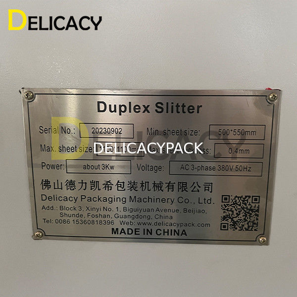Máquina automática de cortar placas de hierro longitudinales y transversales Duplex automática de corte de bandejas para la fabricación de latas