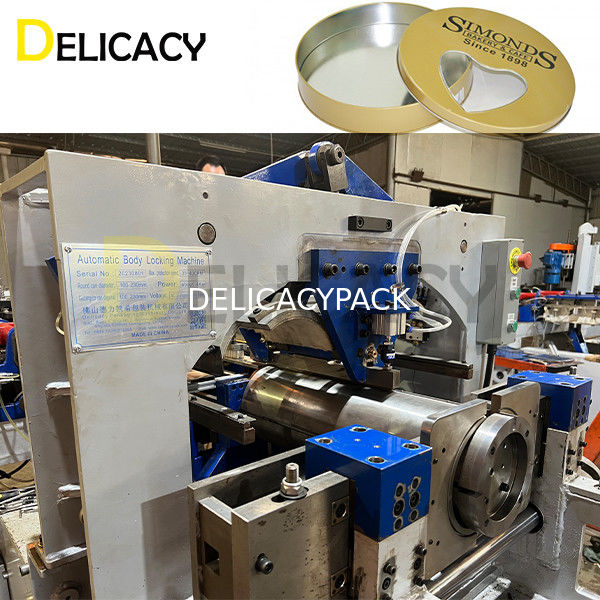 Máquina de costura automática de cerradura de la lata para el día de San Valentín regalo de galletas de embalaje lata