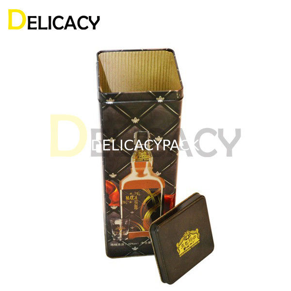 Máquina de costura de cerradura de la lata para el whisky de embalaje de lata caja de vino rectangular lata caja de cebada Bree lata