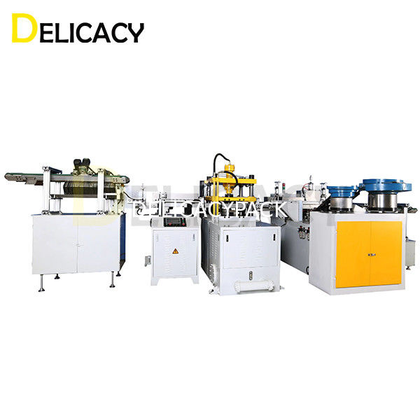 Mejora la eficiencia de producción con una soldadora de punto de mango de tipo C totalmente automática para tapas de lata rectangulares de 4L