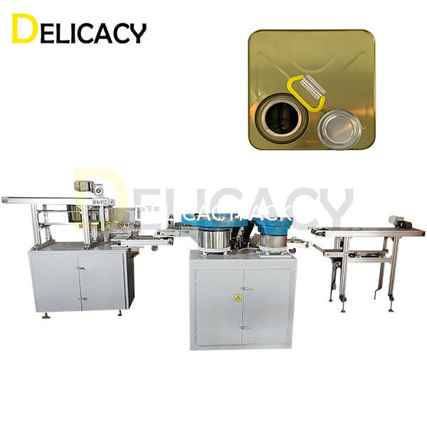 Tecnología de soldadura puntual de precisión: soldador puntual de manija totalmente automático para conexiones fuertes en tapas de latas rectangulares