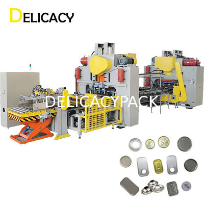 CNC automático completo Línea de producción de latas, prensa de la alimentación de hoja de la hojalata del extremo de EOE