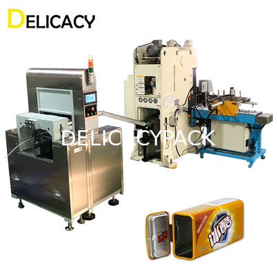 Sistema de alimentación de fijación automático de la tira de Tin Can Making Machine With