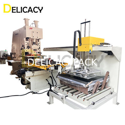 Cargador automático y sistema de alimentación de hojas para la línea de fabricación de fondo 83 / 99 / 127mm